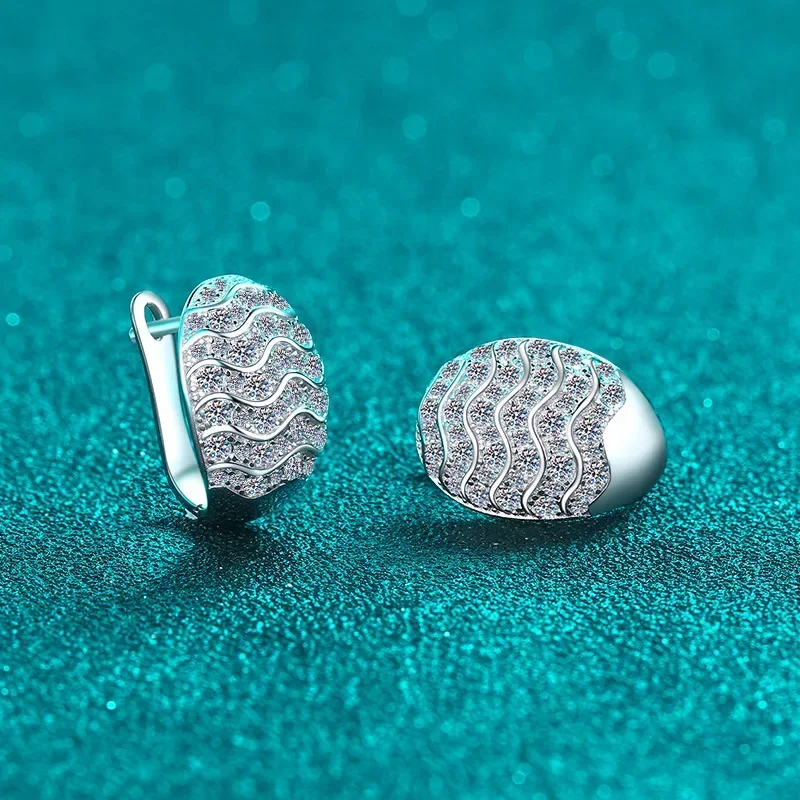 Platinum PT950 Moissanite stud earrings women's wavy ear buckles high-end temperament gorgeous light luxury earrings
Platinum PT950 Moissanite stud earrings women's wavy ear buckles high-end temperament gorgeous light luxury earrings