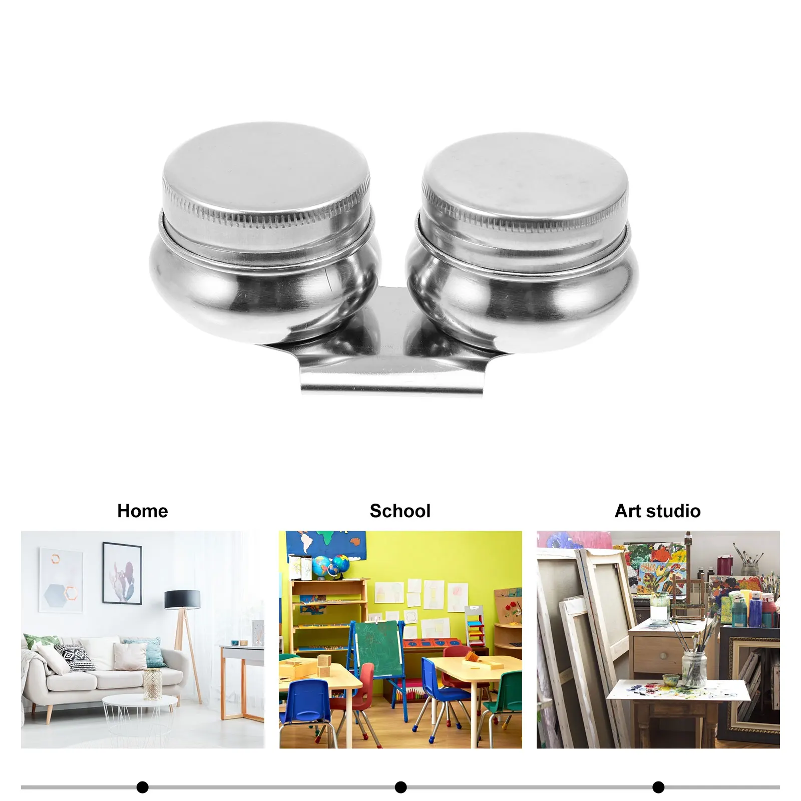 Stainless Steel Painting Brush Washing Pot Watercolor Paint Mixed Container Artist Supplies Practical Design Long Lasting Use
Stainless Steel Painting Brush Washing Pot Watercolor Paint Mixed Container Artist Supplies Practical Design Long Lasting Use