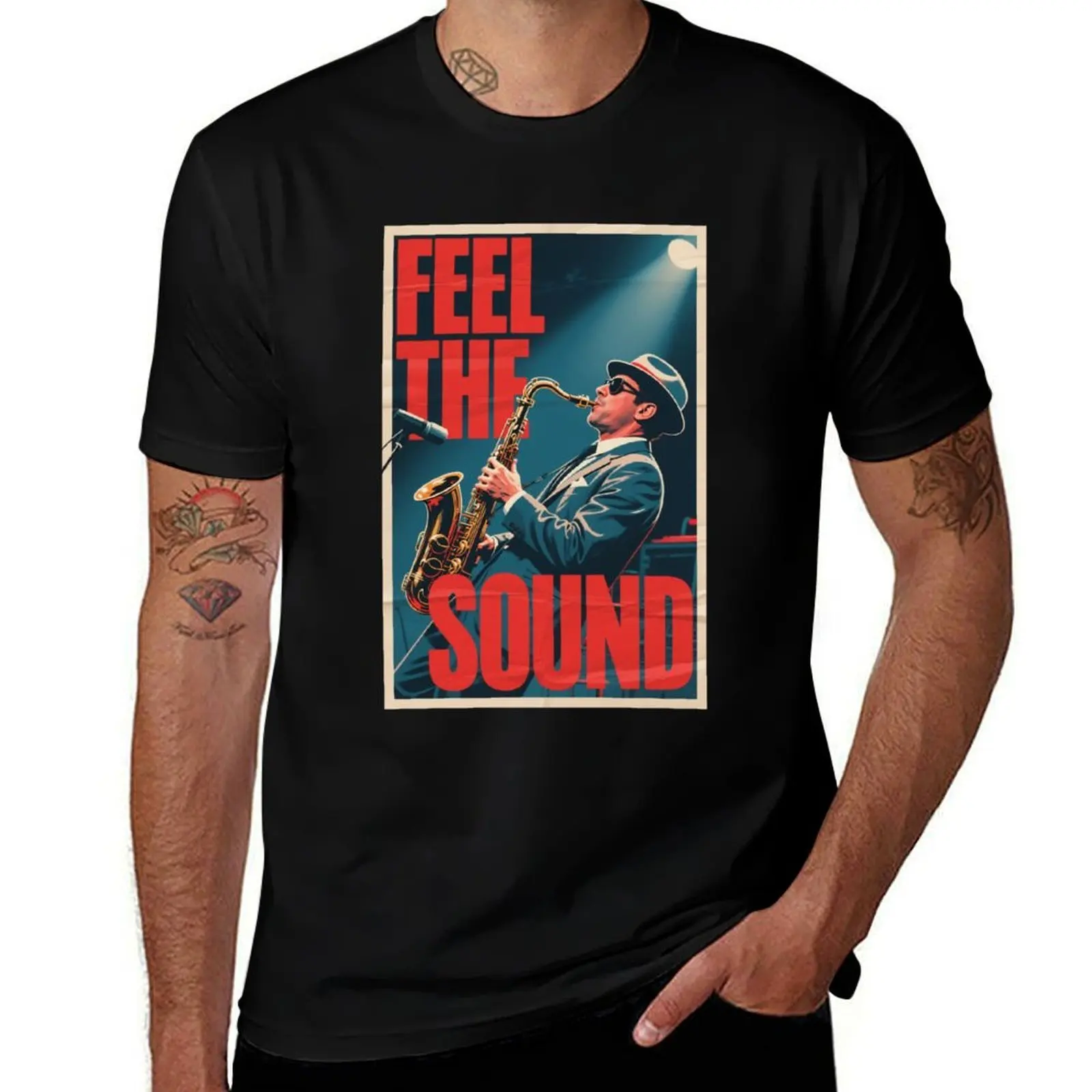Feel The Sound – Retro Jazz Saxophonist Hope Style 80s T-Shirt plus sizes boys whites shirts graphic tees shirts graphic tee men
Feel The Sound – Retro Jazz Saxophonist Hope Style 80s T-Shirt plus sizes boys whites shirts graphic tees shirts graphic tee men