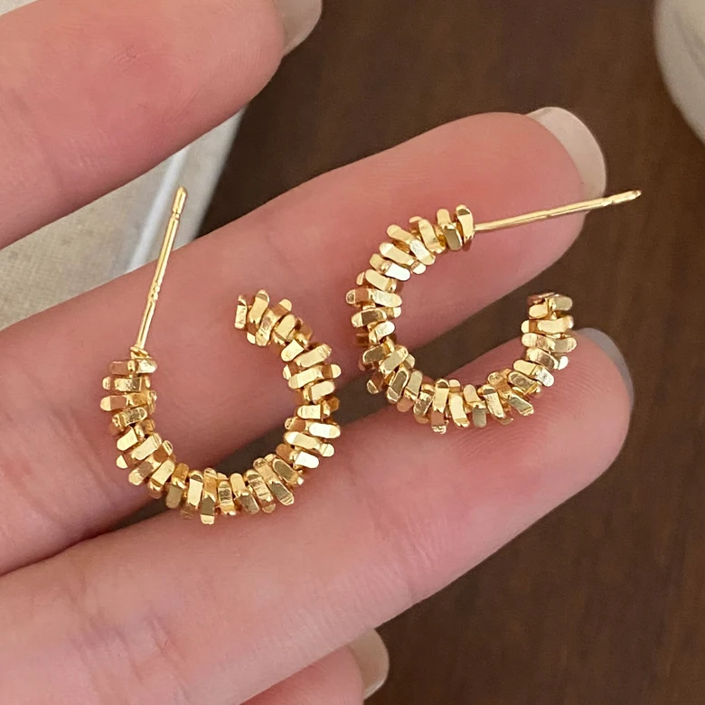 PONYKISS 925 Sterling Silver 18K Gold Letter C Geometric Stud Earrings for Women Minimalist Classic Fine Jewelry Accessories
PONYKISS 925 Sterling Silver 18K Gold Letter C Geometric Stud Earrings for Women Minimalist Classic Fine Jewelry Accessories