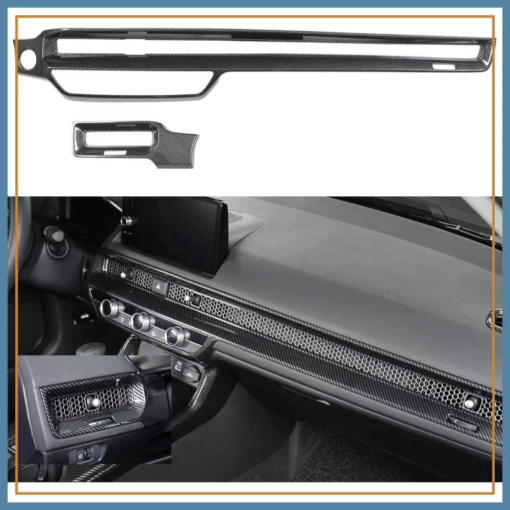 For Honda Civic 2022-2026 Dashboard Air Vent Trim Cover Carbon Fiber Interior Decoration
For Honda Civic 2022-2026 Dashboard Air Vent Trim Cover Carbon Fiber Interior Decoration