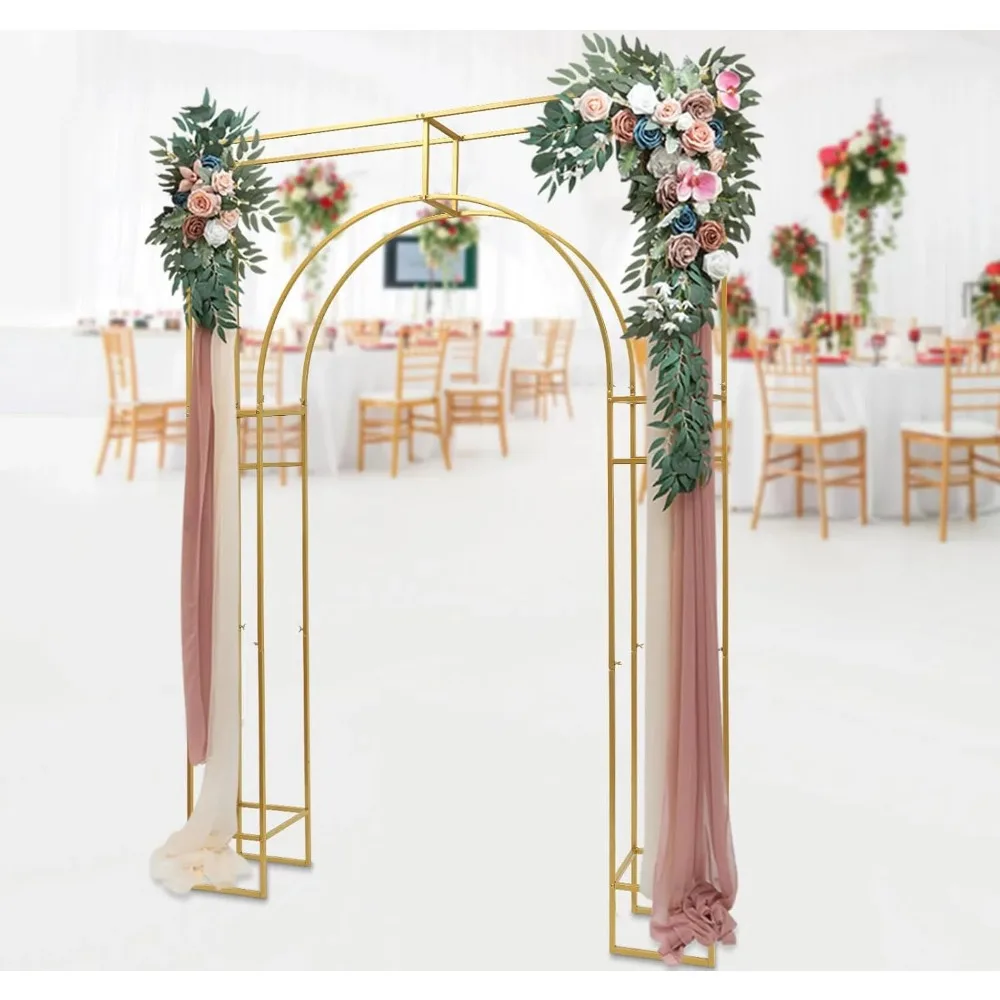 Wedding Arches for Ceremony Wedding Party Decoration Metal Arch Backdrop Stand Square Garden Arch Gold White Arch Bracket Backgr
Wedding Arches for Ceremony Wedding Party Decoration Metal Arch Backdrop Stand Square Garden Arch Gold White Arch Bracket Backgr
