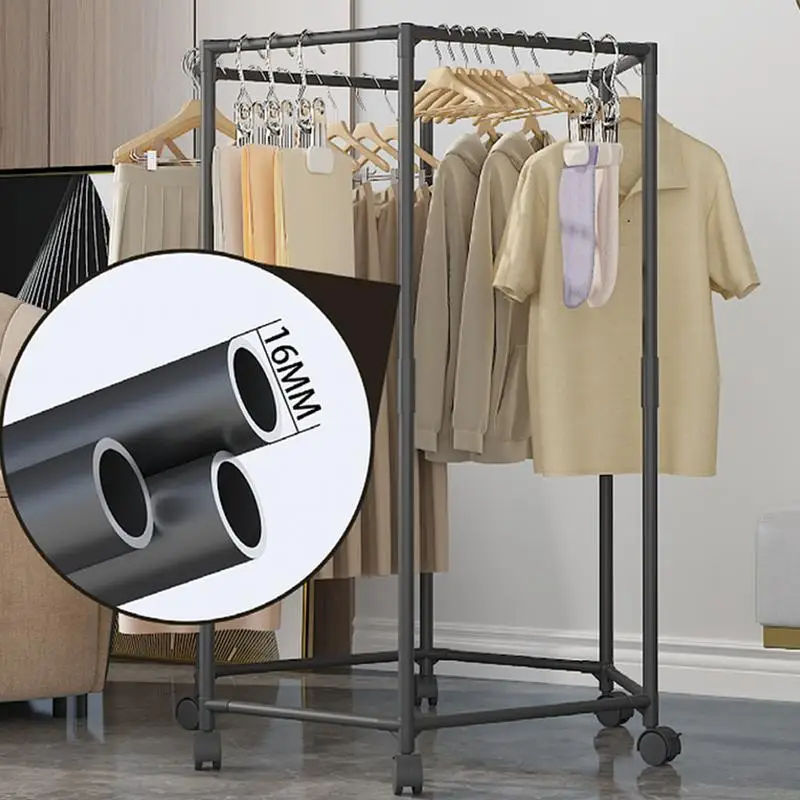 Hexagonal Rotating Clothing Storage Rack Rotating Hanger With Rolling Pulley Organizer Hanger Movable Hanging Clothing Hanger
Hexagonal Rotating Clothing Storage Rack Rotating Hanger With Rolling Pulley Organizer Hanger Movable Hanging Clothing Hanger