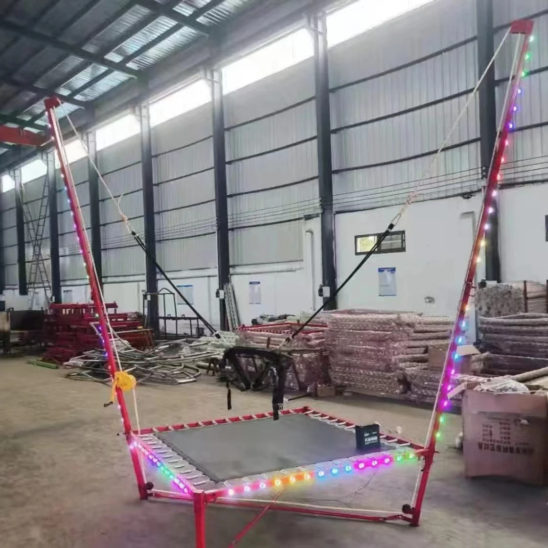 2024 Popular Foldable Single-Person Hand Swing Light Trampoline Hot Sales Bungee for Trampoline Park
2024 Popular Foldable Single-Person Hand Swing Light Trampoline Hot Sales Bungee for Trampoline Park