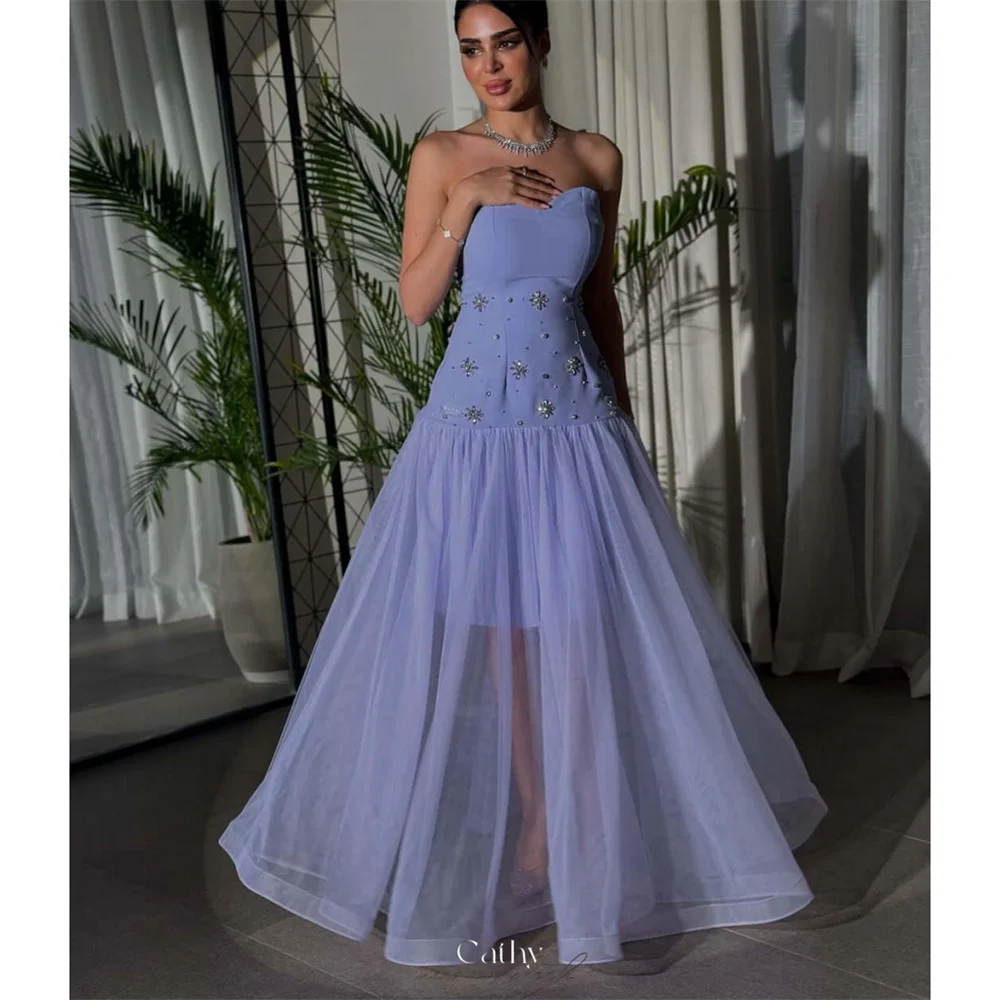 Cathy Customized Purple A-Line Rhinestones Prom Dresses Illusion Sleeveless vestidos de noiva Sweetheart Neck Formal Evening
Cathy Customized Purple A-Line Rhinestones Prom Dresses Illusion Sleeveless vestidos de noiva Sweetheart Neck Formal Evening
