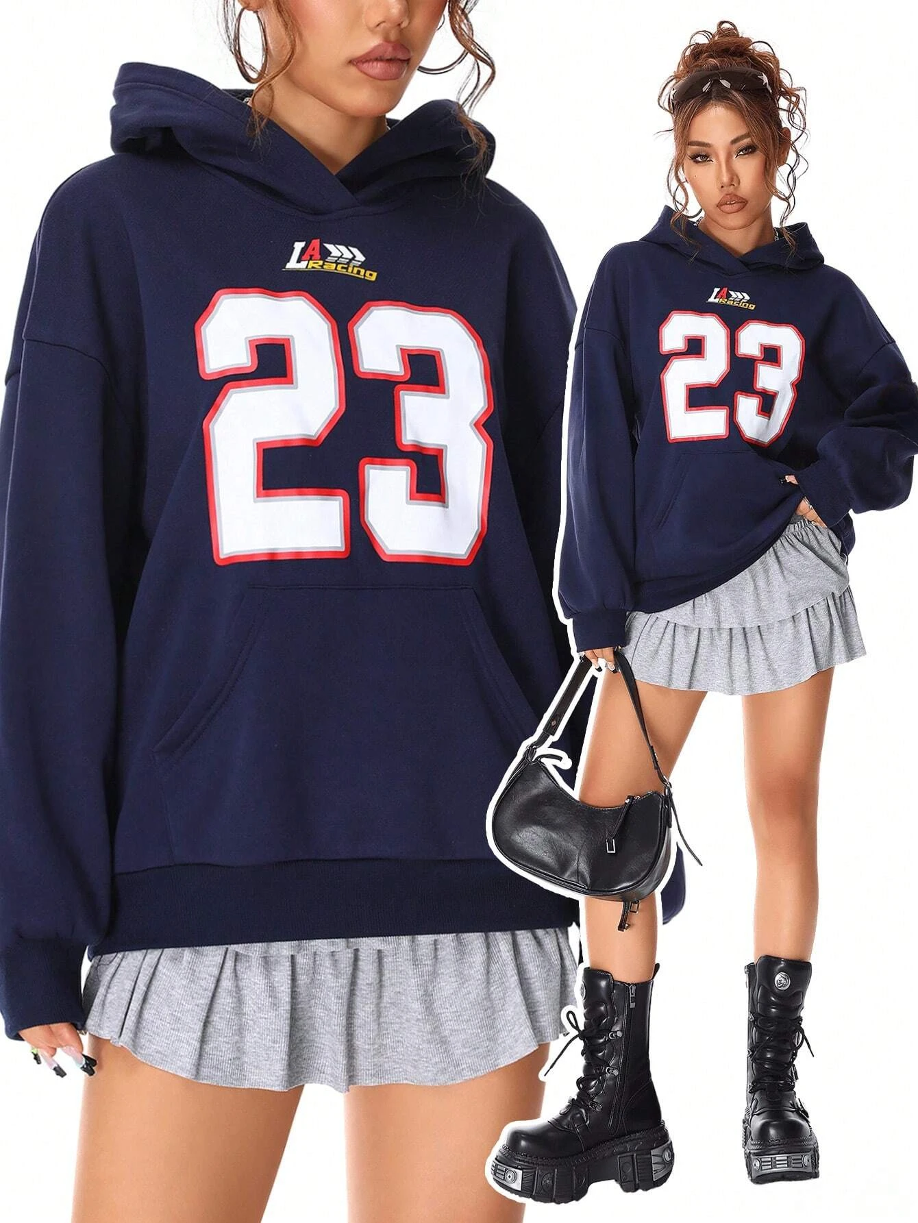 2024 Autumn and Winter Hot Sale EZwear Sport Number Graphic Printed Drop Shoulder Drawstring Thermal Lined Women Fashion Hoodie
2024 Autumn and Winter Hot Sale EZwear Sport Number Graphic Printed Drop Shoulder Drawstring Thermal Lined Women Fashion Hoodie