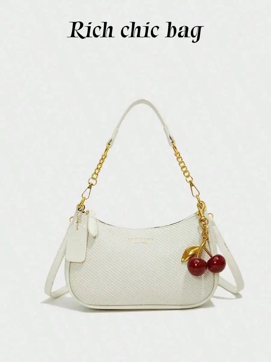 New Fashion Classic Wild Letter Pattern Decoration Design Solid Color Pu Waterproof Fabric Shoulder Bag Crescent Bag Underarm Bag, Ladies Purse, Ladies Bag, Suitable For Shopping, Commuting To Work, White-Collar, Travel, Etc., Can Be Slung.
New Fashion Classic Wild Letter Pattern Decoration Design Solid Color Pu Waterproof Fabric Shoulder Bag Crescent Bag Underarm Bag, Ladies Purse, Ladies Bag, Suitable For Shopping, Commuting To Work, White-Collar, Travel, Etc., Can Be Slung.