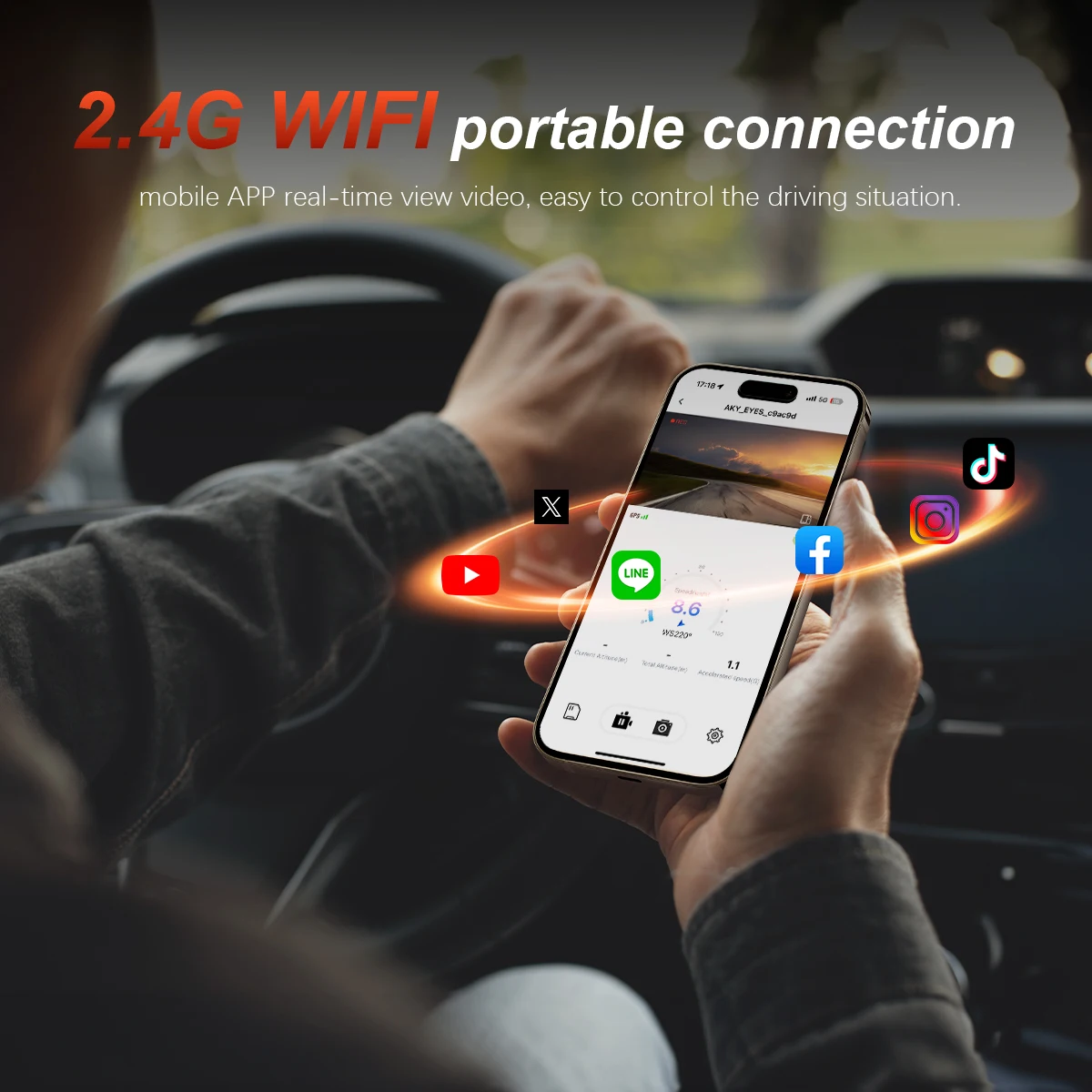 Видеорегистратор 4K 2160P, Wi-Fi, запись автомобиля, HD, черный ящик для автомобиля с GPS G-сенсором для безопасности автомобиля
Видеорегистратор 4K 2160P, Wi-Fi, запись автомобиля, HD, черный ящик для автомобиля с GPS G-сенсором для безопасности автомобиля