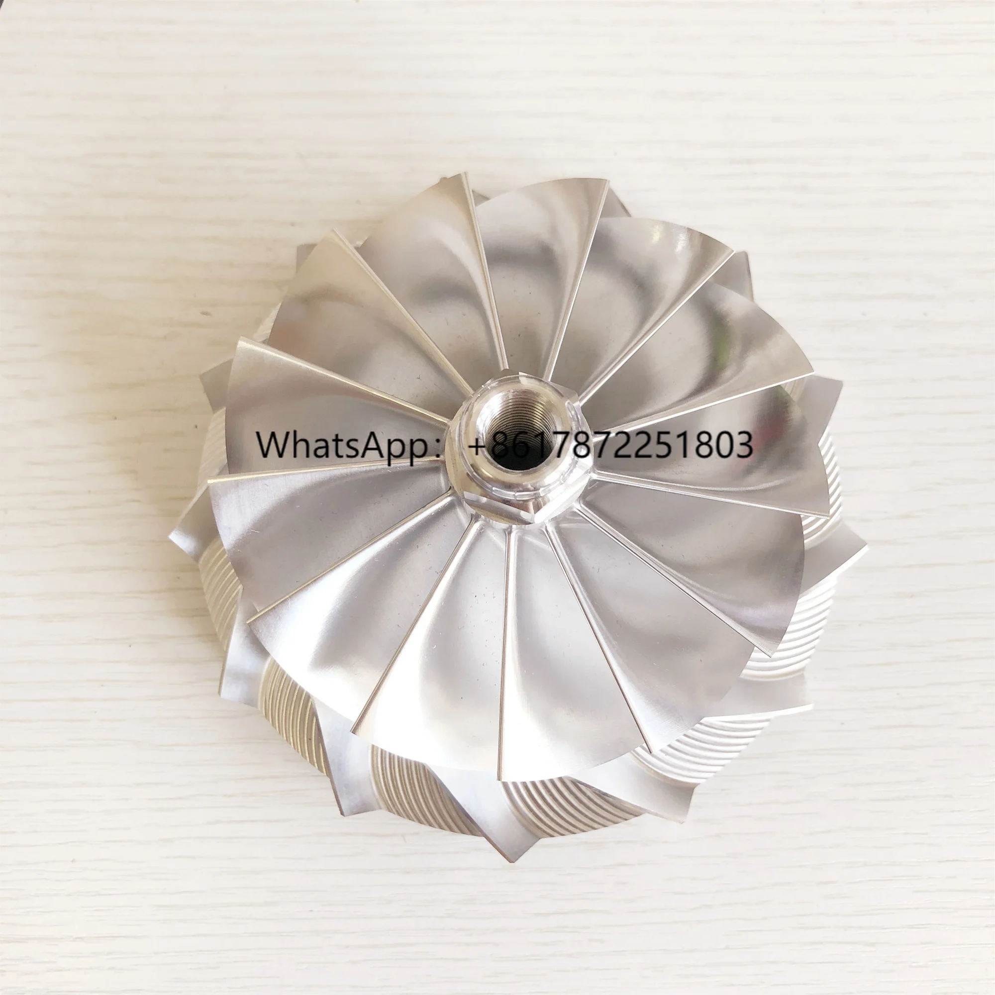 GT55 102.00/133.37mm 13+0 Blades Turbo Milling/aluminum 2618/billet Compressor Wheel
GT55 102.00/133.37mm 13+0 Blades Turbo Milling/aluminum 2618/billet Compressor Wheel