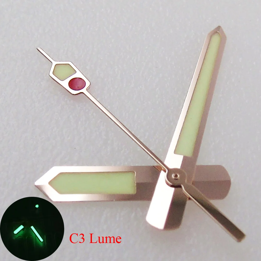 C3 Super Lume Fit NH35A NH36A 7S26 7002 7009 4R35 4R36 SKX Movement Rose Gold Watch Hand Luminous For Diving Men Watch Parts
C3 Super Lume Fit NH35A NH36A 7S26 7002 7009 4R35 4R36 SKX Movement Rose Gold Watch Hand Luminous For Diving Men Watch Parts