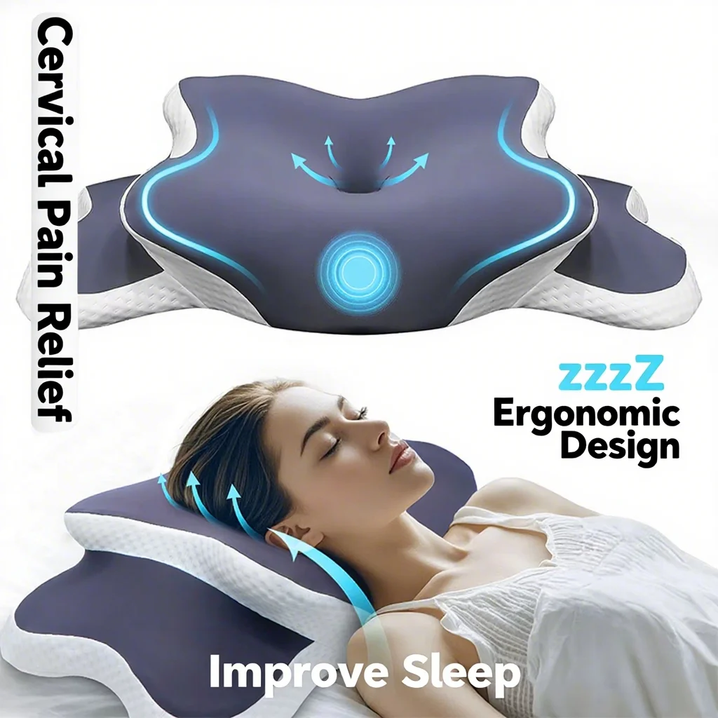 НОВАЯ Эргономичная ортопедическая подушка для сна на боку, спине и животе 2026 года, с эффектом памяти, для поддержки шеи, снимающая боль в шее
НОВАЯ Эргономичная ортопедическая подушка для сна на боку, спине и животе 2026 года, с эффектом памяти, для поддержки шеи, снимающая боль в шее
