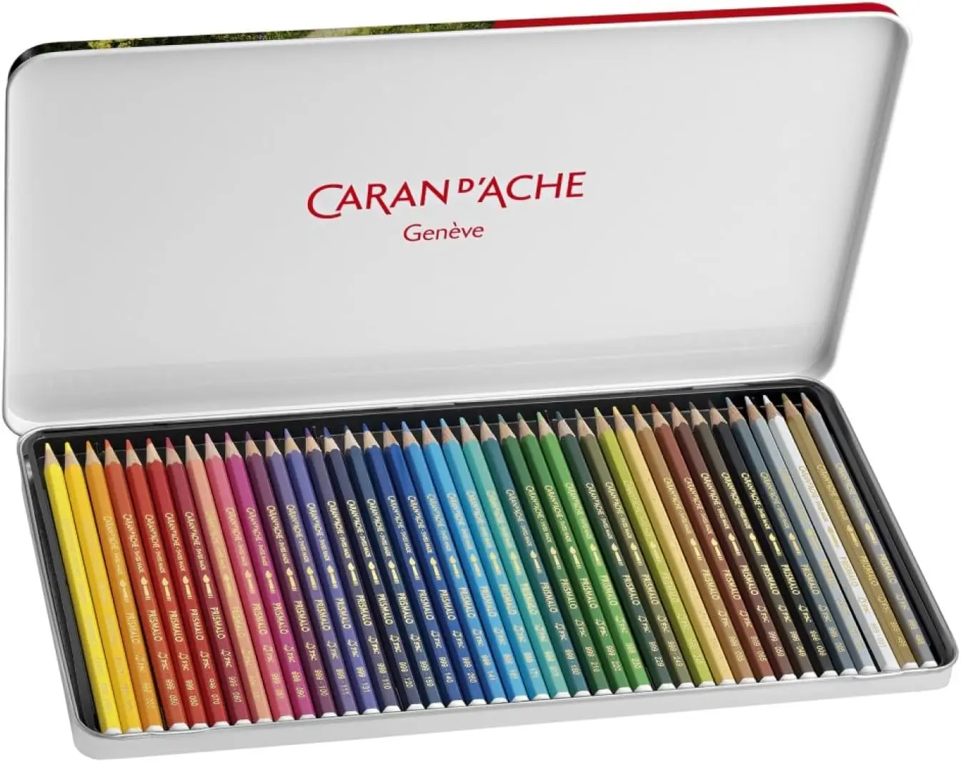 Caran Dache Metal tin with 40 assorted colours
Caran Dache Metal tin with 40 assorted colours
