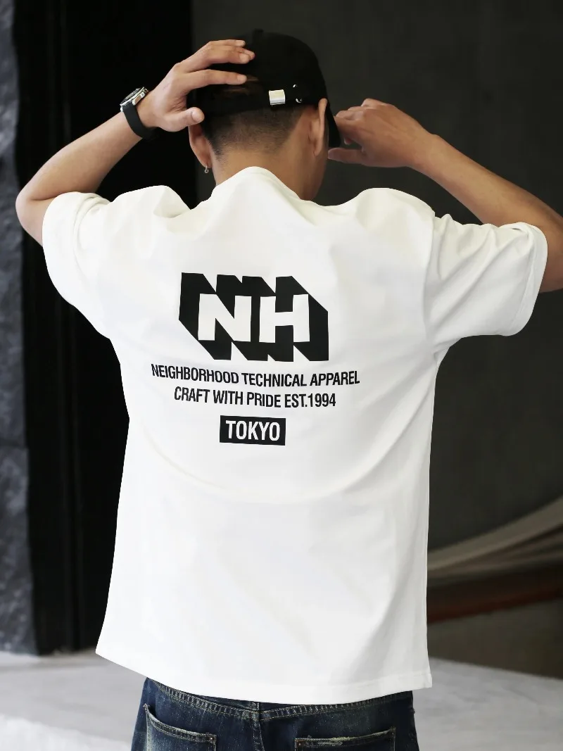 Мужская футболка NBHD из плотного хлопка 280 г, свободного кроя, с круглым вырезом, с принтом, повседневная, летняя
Мужская футболка NBHD из плотного хлопка 280 г, свободного кроя, с круглым вырезом, с принтом, повседневная, летняя