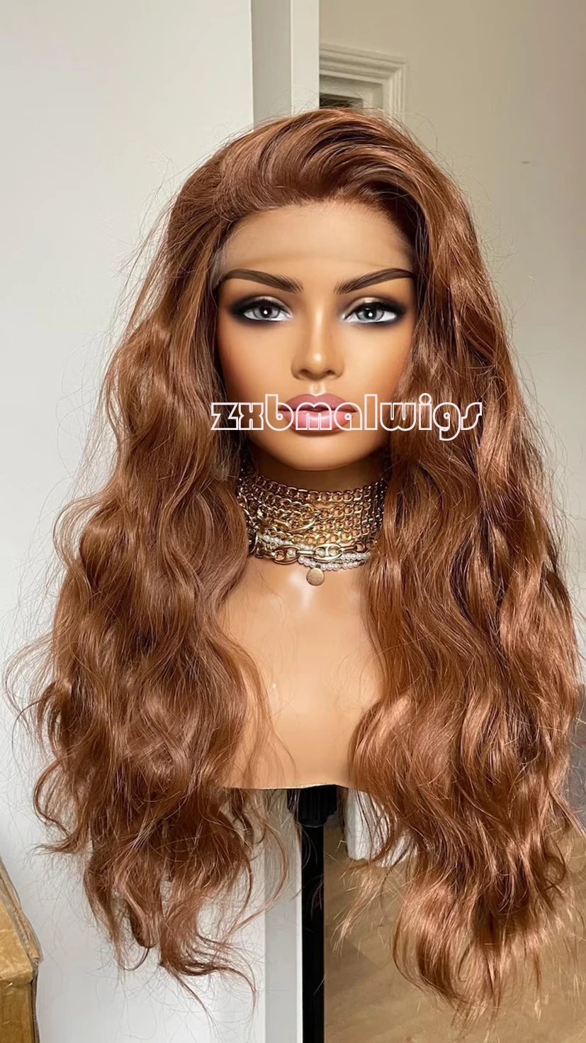 Auburn Brown Deep Wave 13X4 Long Synthetic Lace Front Wig Glueless Pre Plucked fiber Heat Resistant for Black Women Daily Use
Auburn Brown Deep Wave 13X4 Long Synthetic Lace Front Wig Glueless Pre Plucked fiber Heat Resistant for Black Women Daily Use
