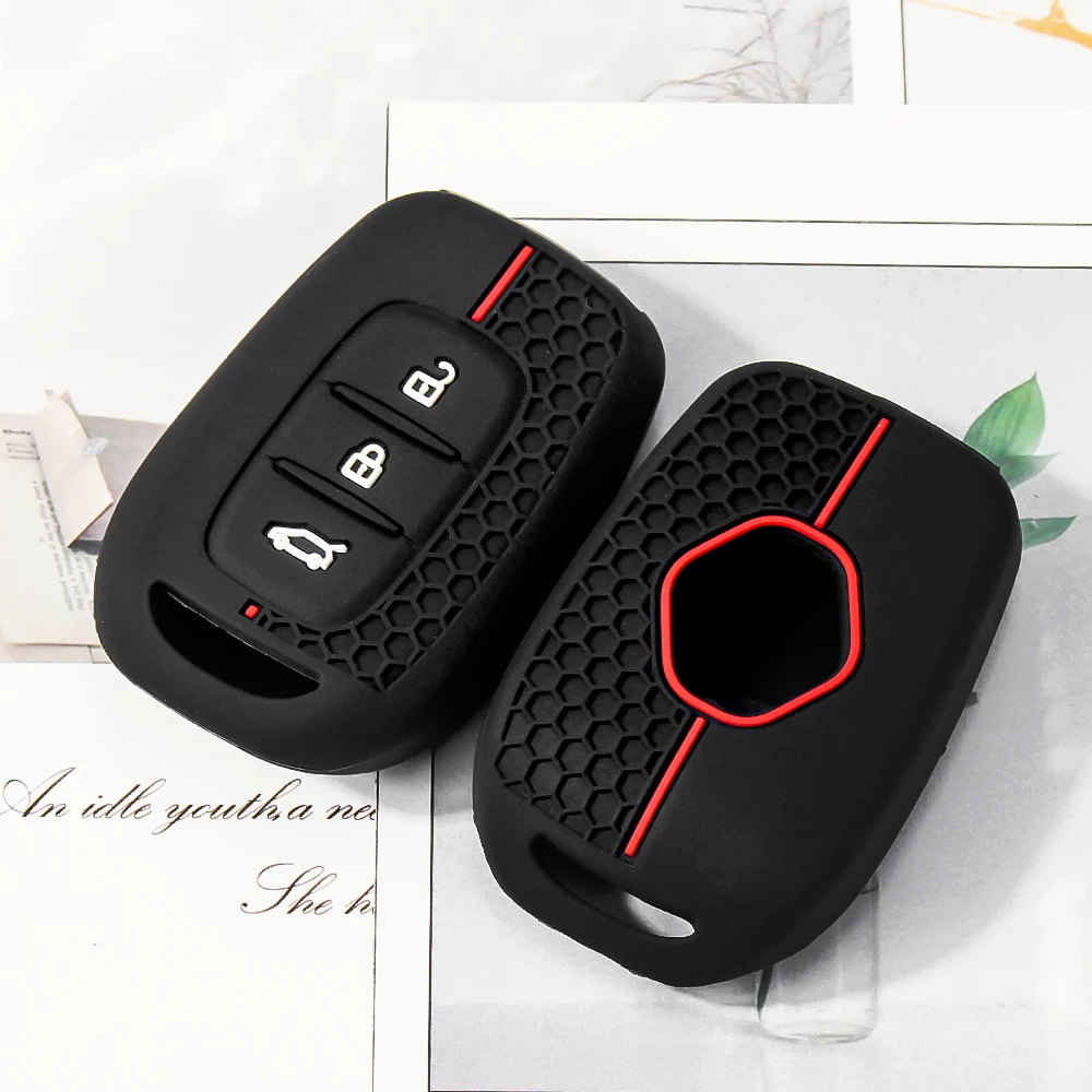 KEYYOU Silicone Car Key Case for Dacia Logan 2021 for Renault Duster Clio 3 TWingo Lodgy Dokker Duster Trafic Clio4 Master3
KEYYOU Silicone Car Key Case for Dacia Logan 2021 for Renault Duster Clio 3 TWingo Lodgy Dokker Duster Trafic Clio4 Master3