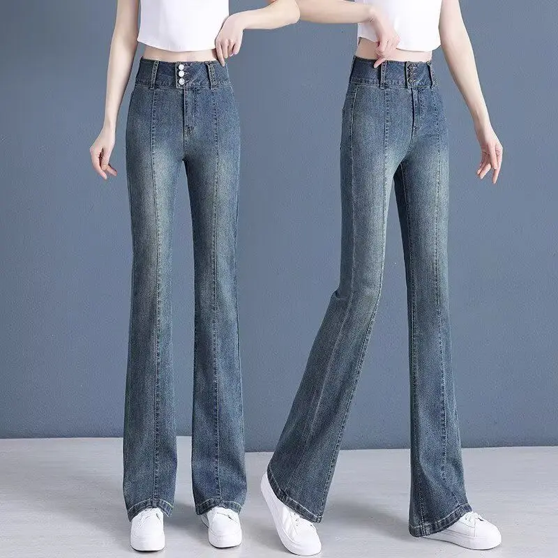 High Waist Bell Bottom Jeans Women's Elastic Slim Fit Nine Patchwork Forked Leggings Spring Autumn Casual Deep Color Cotton P...
High Waist Bell Bottom Jeans Women's Elastic Slim Fit Nine Patchwork Forked Leggings Spring Autumn Casual Deep Color Cotton P...