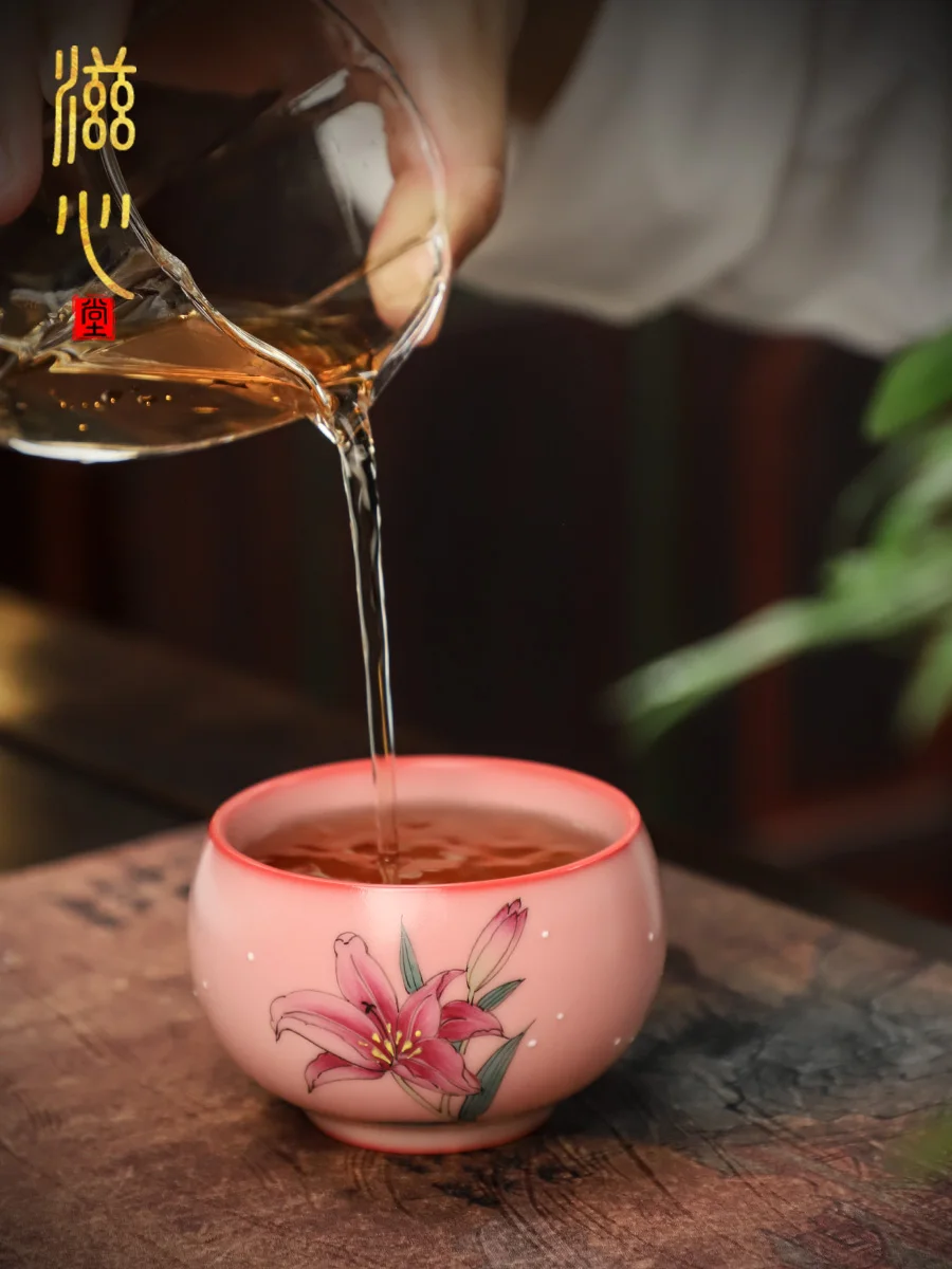 High-Grade Red Hand Painted Zen Cup Single Tea Personal Dedicated Kung Fu Set
High-Grade Red Hand Painted Zen Cup Single Tea Personal Dedicated Kung Fu Set