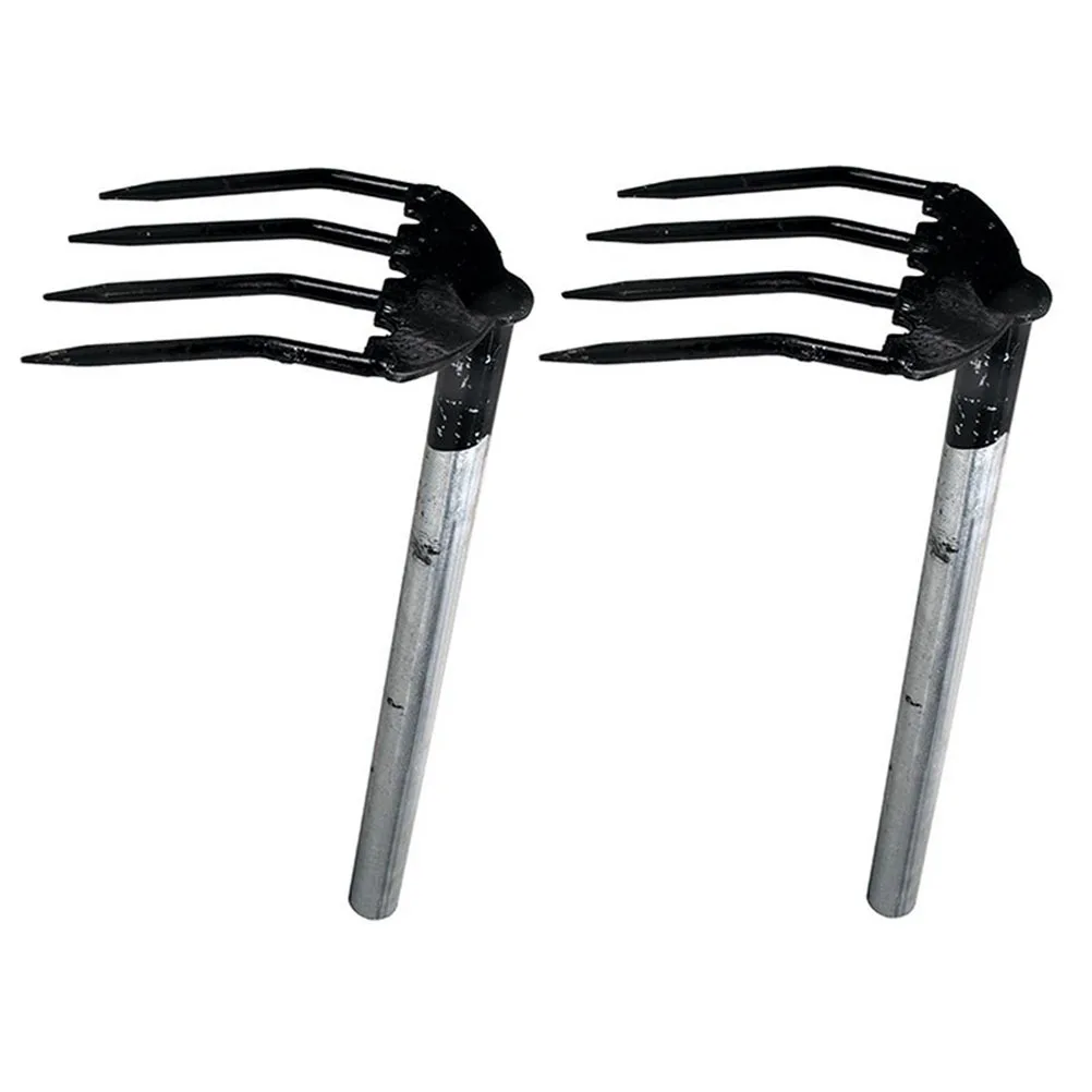 2Pcs Four Teeth Garden Rakes Steel Soil Loosening Tools Hand Cultivators for Landscaping Yard Orchard Farming Gardening Supplies
2Pcs Four Teeth Garden Rakes Steel Soil Loosening Tools Hand Cultivators for Landscaping Yard Orchard Farming Gardening Supplies