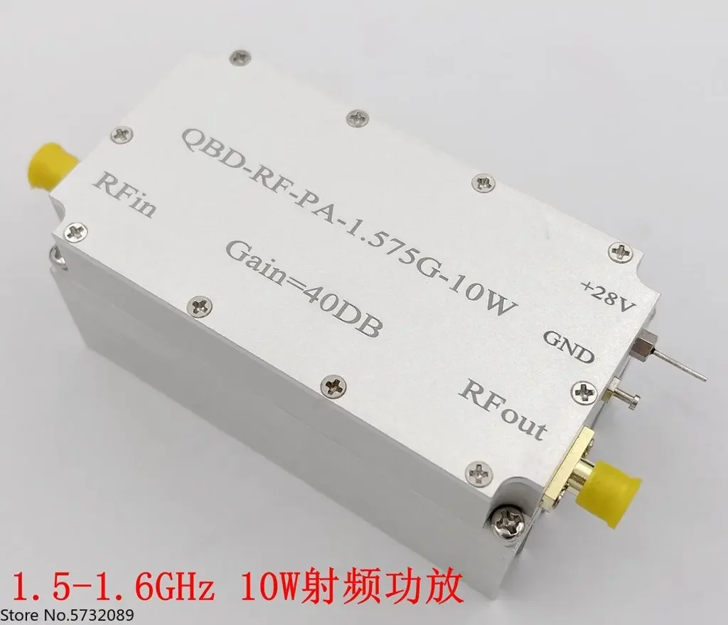 QBF-RF-PA-1,5-1,6G-10W Усилитель мощности RF GPS Усилитель мощности Beidou с радиатором
QBF-RF-PA-1,5-1,6G-10W Усилитель мощности RF GPS Усилитель мощности Beidou с радиатором