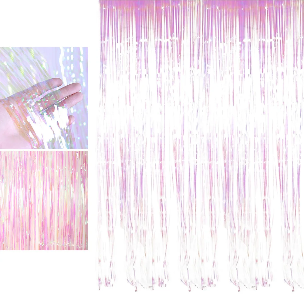 Foil Fringe Curtain Metallic Backdrop for Photo Booth Decor Wedding Party Christmas Door Tinsel Stage Background Photography
Foil Fringe Curtain Metallic Backdrop for Photo Booth Decor Wedding Party Christmas Door Tinsel Stage Background Photography