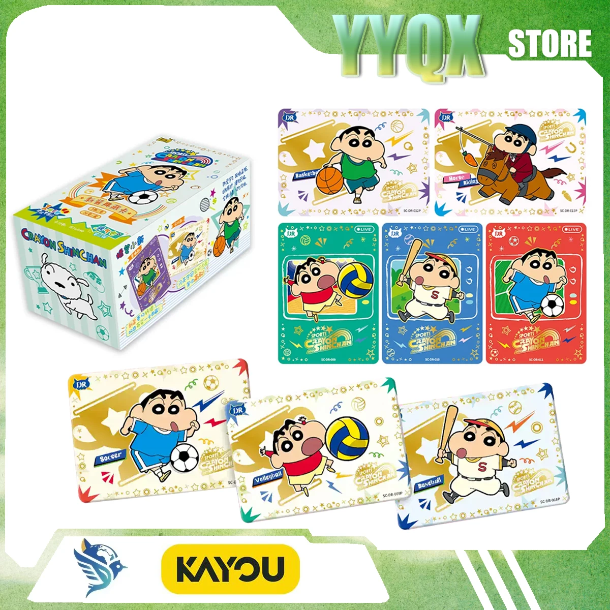 KAYOU 2026 New Crayon Shin-chan Collection Card Periphery Cartoon Cute Toy Gift Surprise Trendy Toys Ornament Movie Like Rare
KAYOU 2026 New Crayon Shin-chan Collection Card Periphery Cartoon Cute Toy Gift Surprise Trendy Toys Ornament Movie Like Rare