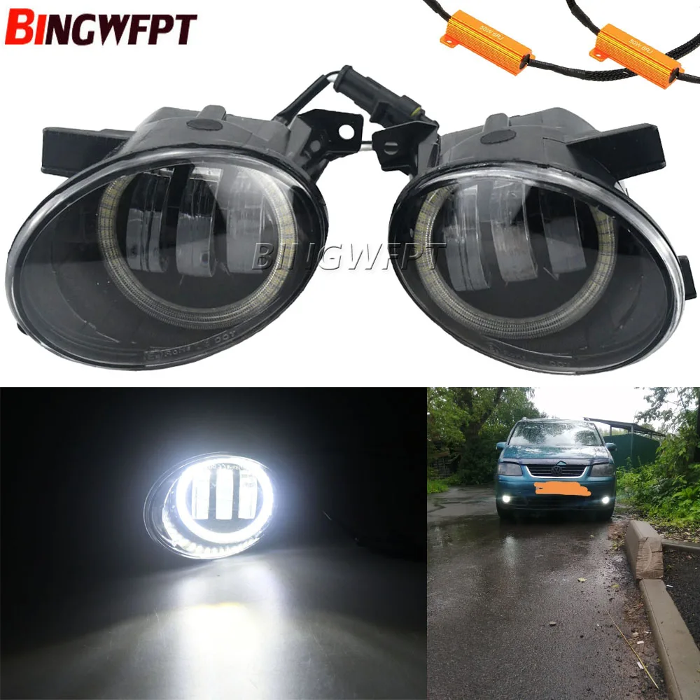 1Pair Angel Eye Fog Light 12V For VW Volkswagen Tiguan (5N_) 2012-2016 Car LED Lens Fog Daytime Running Lamp DRL 30W 6000LM
1Pair Angel Eye Fog Light 12V For VW Volkswagen Tiguan (5N_) 2012-2016 Car LED Lens Fog Daytime Running Lamp DRL 30W 6000LM