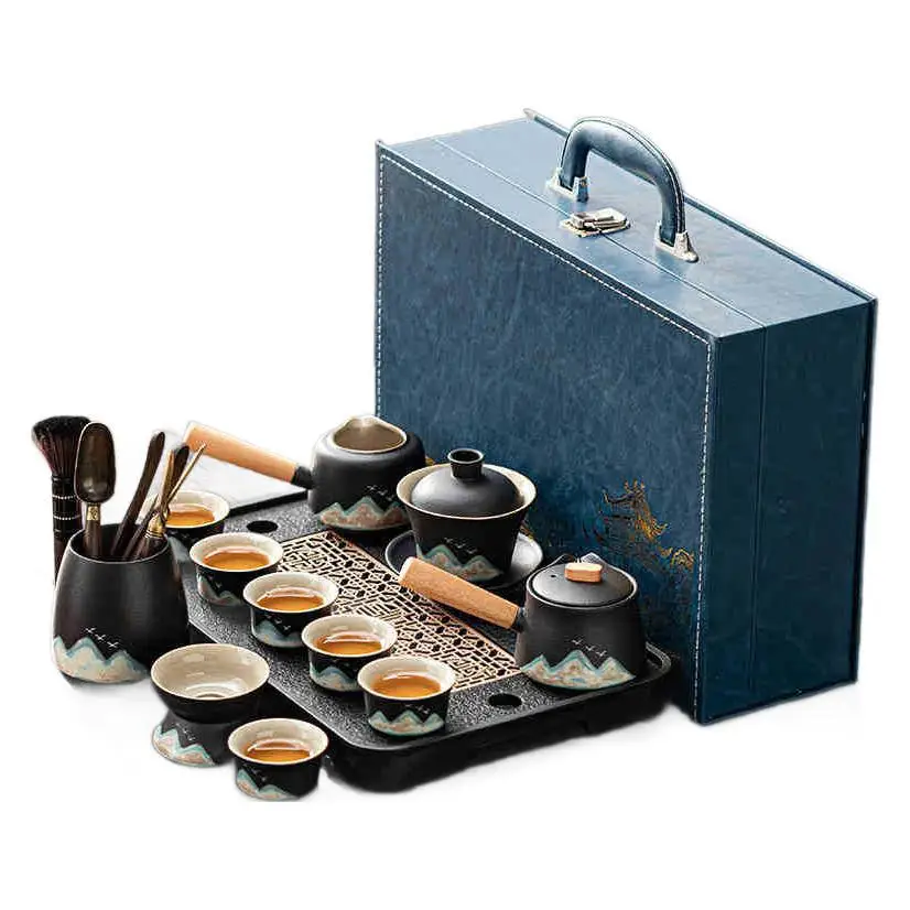 Integrated Kung Fu Tea Set, Home Office Light Luxury Chinese Teapot, Teacup, Large Set of Ceramic Tea Set, Tea Tray
Integrated Kung Fu Tea Set, Home Office Light Luxury Chinese Teapot, Teacup, Large Set of Ceramic Tea Set, Tea Tray
