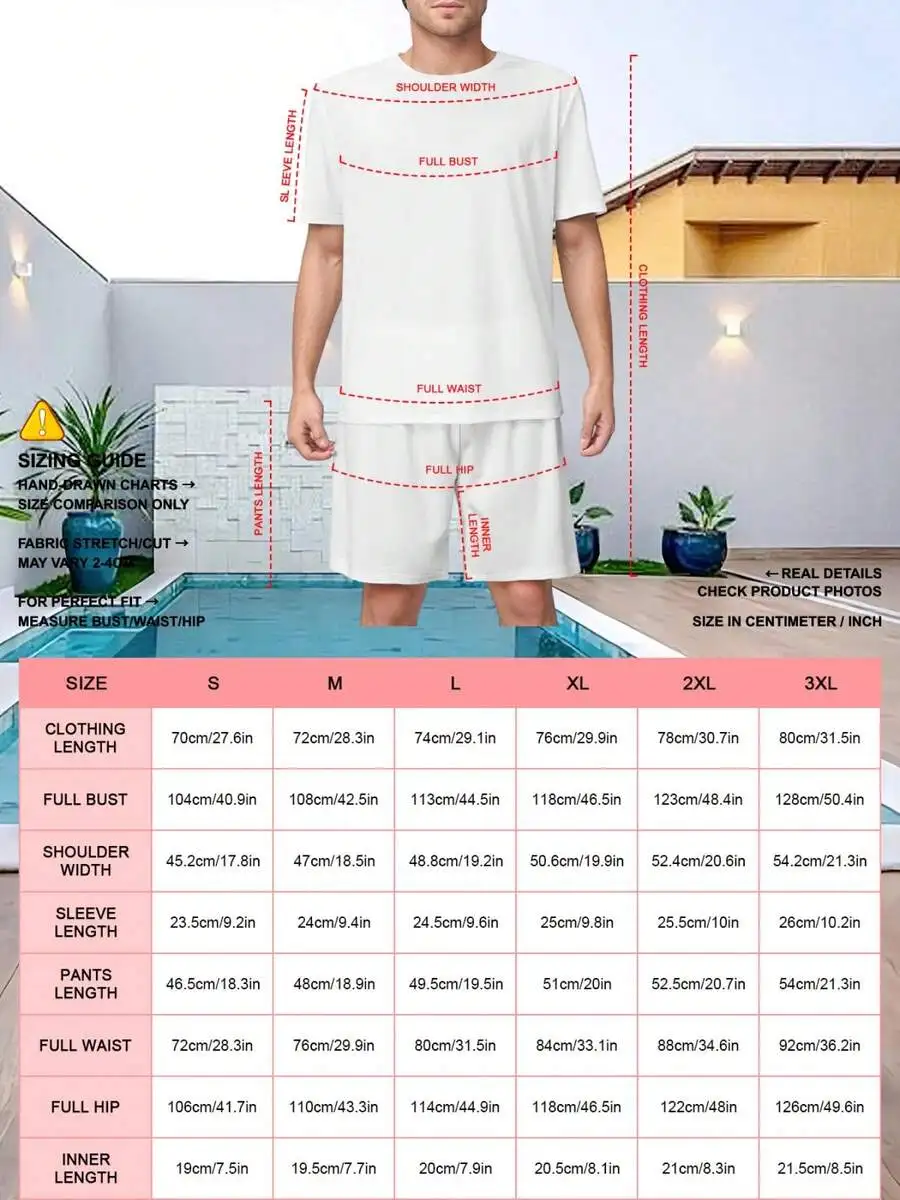 Mens Short Sleeve T-Shirt And Shorts Two Piece Set Comfortable Street Style Casual Activewear
Mens Short Sleeve T-Shirt And Shorts Two Piece Set Comfortable Street Style Casual Activewear