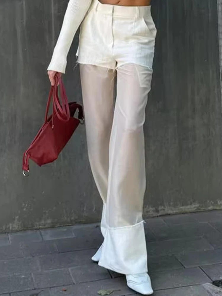 Loose White Cotton Women's Pants 2025 Elegant High Waist Wide Trousers Vintage Classic Patchwork Pants Female
Loose White Cotton Women's Pants 2025 Elegant High Waist Wide Trousers Vintage Classic Patchwork Pants Female