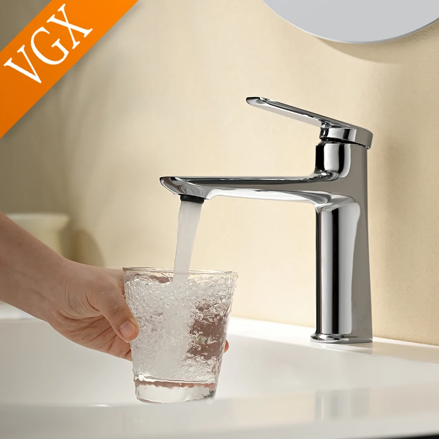 VGX Bathroom Faucets Basin Mixer Gold Sink Faucet Gourmet Washbasin Tapware Hot Cold Water Tap Brass Crane Chrome Grey Faucet
VGX Bathroom Faucets Basin Mixer Gold Sink Faucet Gourmet Washbasin Tapware Hot Cold Water Tap Brass Crane Chrome Grey Faucet