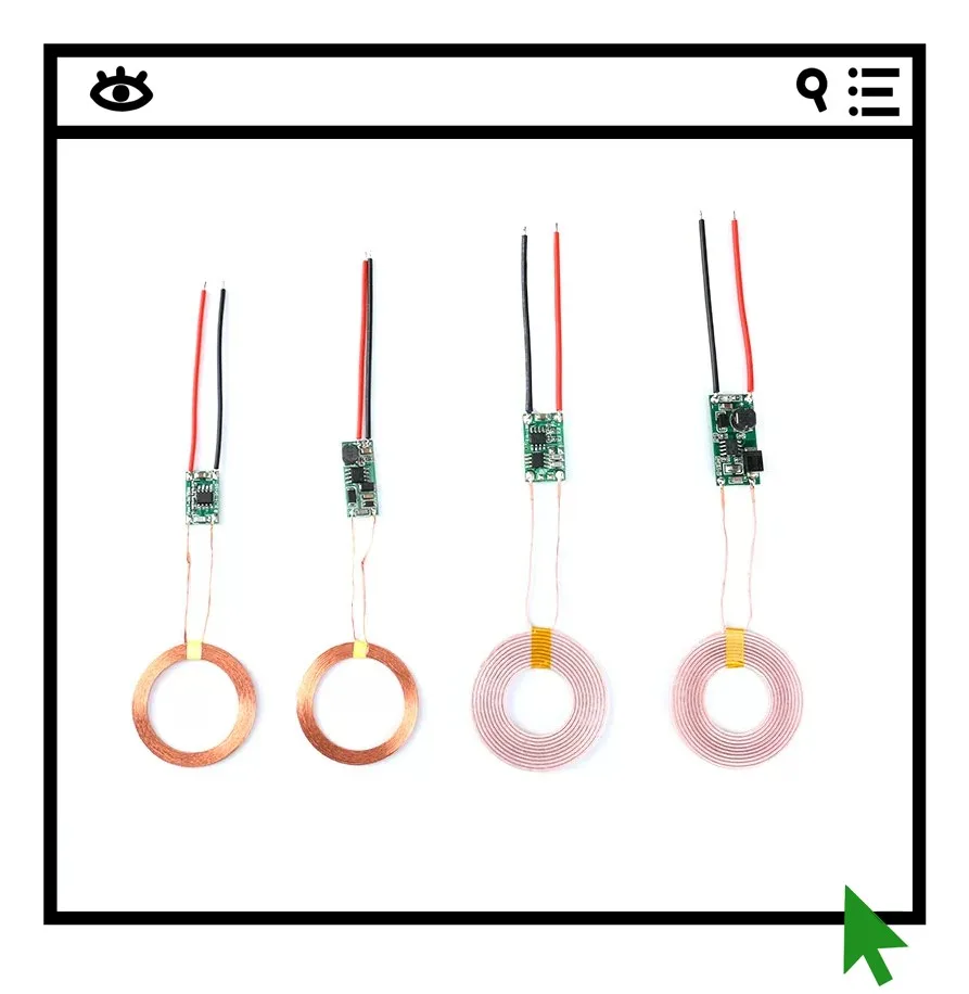 5V1A/5V2A wireless power supply module wireless charging transmitter receiver circuit board
5V1A/5V2A wireless power supply module wireless charging transmitter receiver circuit board