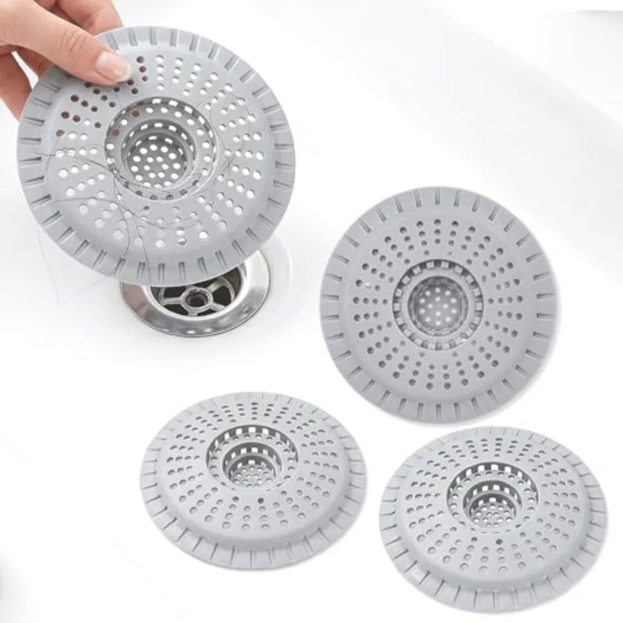 Silicone Drain Hair Catcher, Shower Drain Hair Catcher Cover Protector, Bathtub Sink Hair Trap Strainer for Bathroom Tub Kitche
Silicone Drain Hair Catcher, Shower Drain Hair Catcher Cover Protector, Bathtub Sink Hair Trap Strainer for Bathroom Tub Kitche