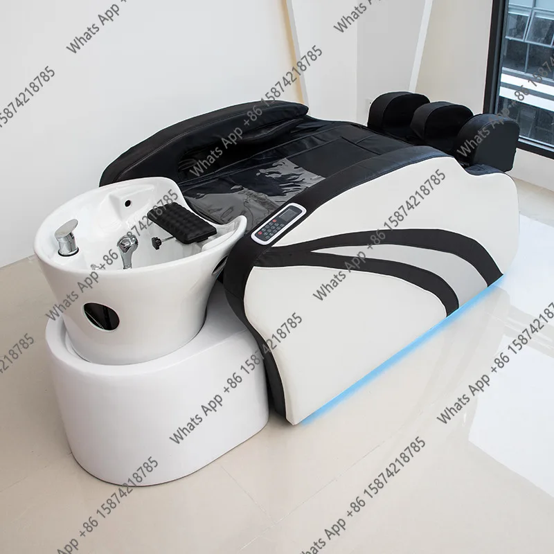 Hair salon special automatic intelligent electric massage bed ceramic deep basin hair salon flushing bed
Hair salon special automatic intelligent electric massage bed ceramic deep basin hair salon flushing bed