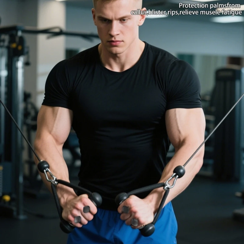 1pair Breathable Gym Hand Grip Silicones Nonslip Weightlifting Protecting
1pair Breathable Gym Hand Grip Silicones Nonslip Weightlifting Protecting