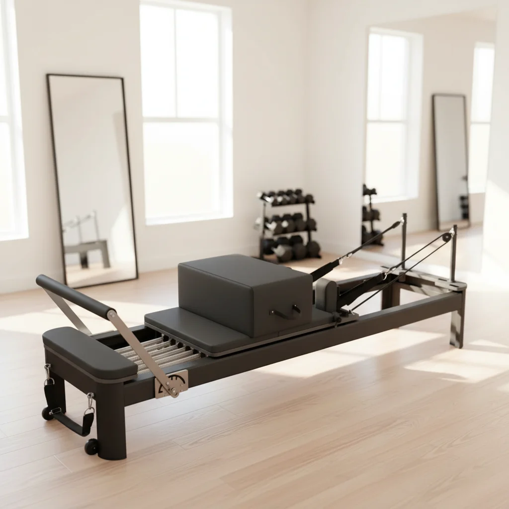 High Quality Portable Pilates Reformers Bed Easy-to-Use Core Made High-Durable Aluminum Alloy for Home Studio
High Quality Portable Pilates Reformers Bed Easy-to-Use Core Made High-Durable Aluminum Alloy for Home Studio