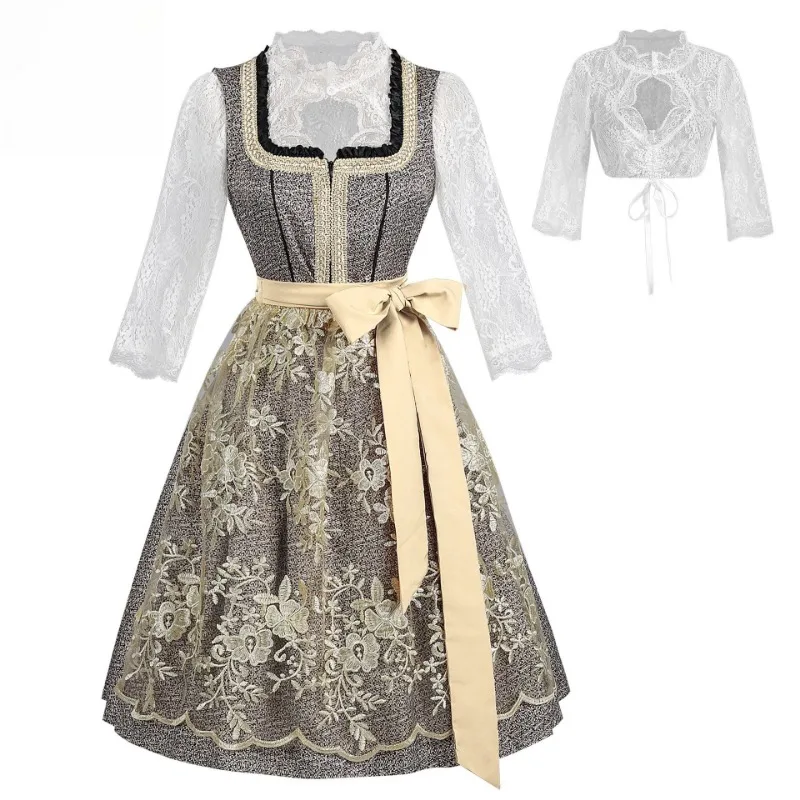 French Vintage Plus Size Oktoberfest Costume German Traditional Bavarian Costume Dress Halloween Costume
French Vintage Plus Size Oktoberfest Costume German Traditional Bavarian Costume Dress Halloween Costume