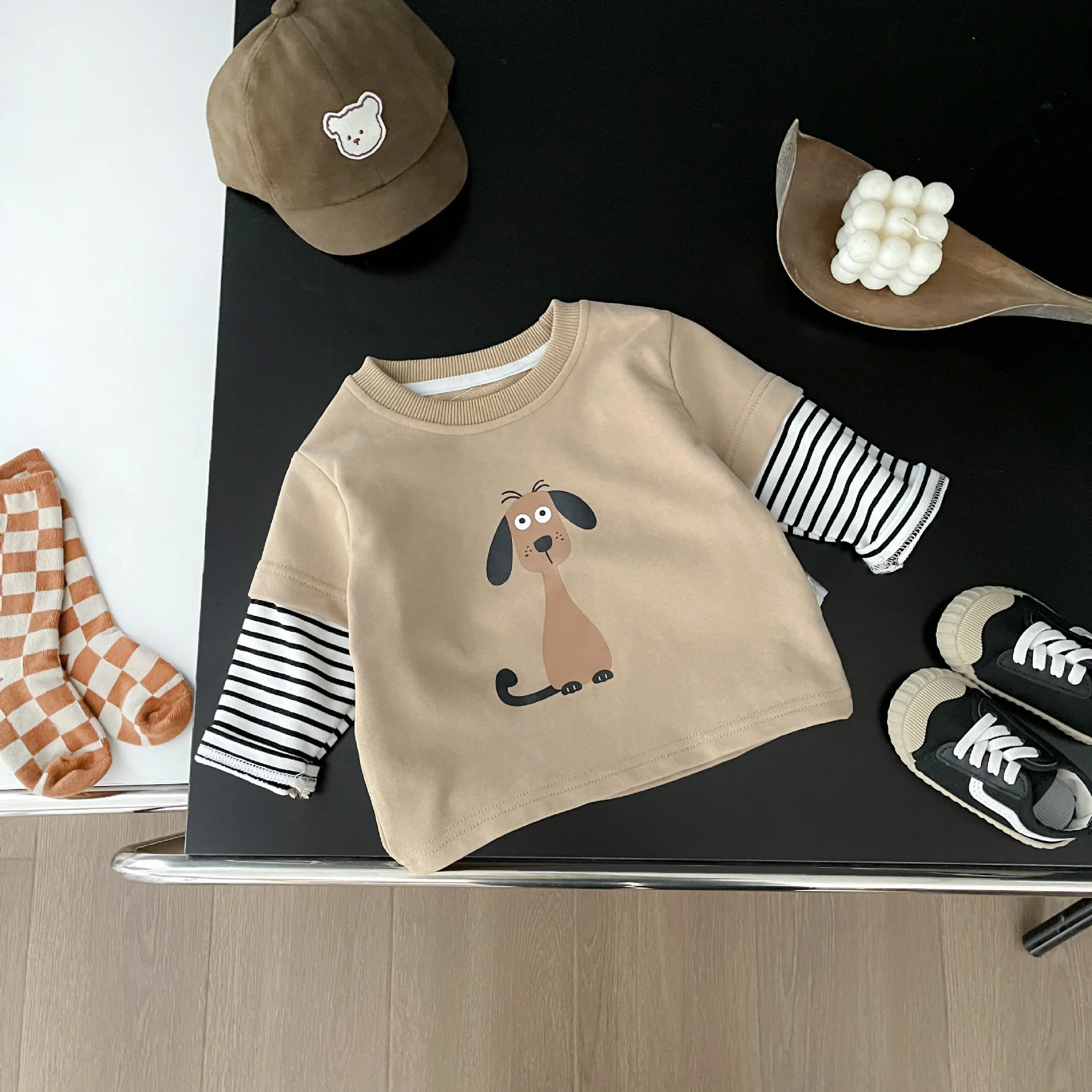 2024 Autumn New Baby Long Sleeve T Shirts Cotton Fake 2pcs Infant Boy Tops Cartoon Print Toddler Girl Casual Bottoming Shirt
2024 Autumn New Baby Long Sleeve T Shirts Cotton Fake 2pcs Infant Boy Tops Cartoon Print Toddler Girl Casual Bottoming Shirt