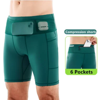 Mens Multi Pockets Compression Shorts Marathon Running Quick Dry Exercise Training Jogging Cycling Fitness Tight Breathable Shor
Mens Multi Pockets Compression Shorts Marathon Running Quick Dry Exercise Training Jogging Cycling Fitness Tight Breathable Shor