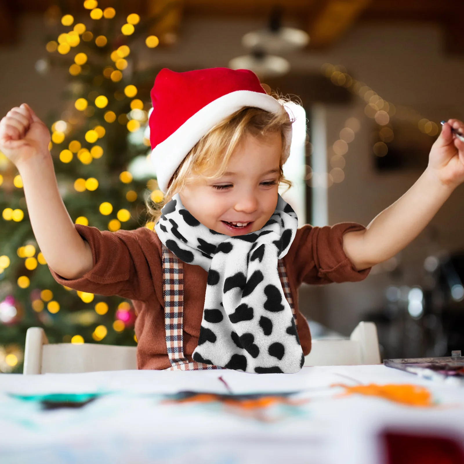 Мягкий хлопковый шарф, женский теплый коровьего узора, легкая шаль для шеи, сумка, шляпа, носимый модный повседневный наряд для вечеринки
Мягкий хлопковый шарф, женский теплый коровьего узора, легкая шаль для шеи, сумка, шляпа, носимый модный повседневный наряд для вечеринки