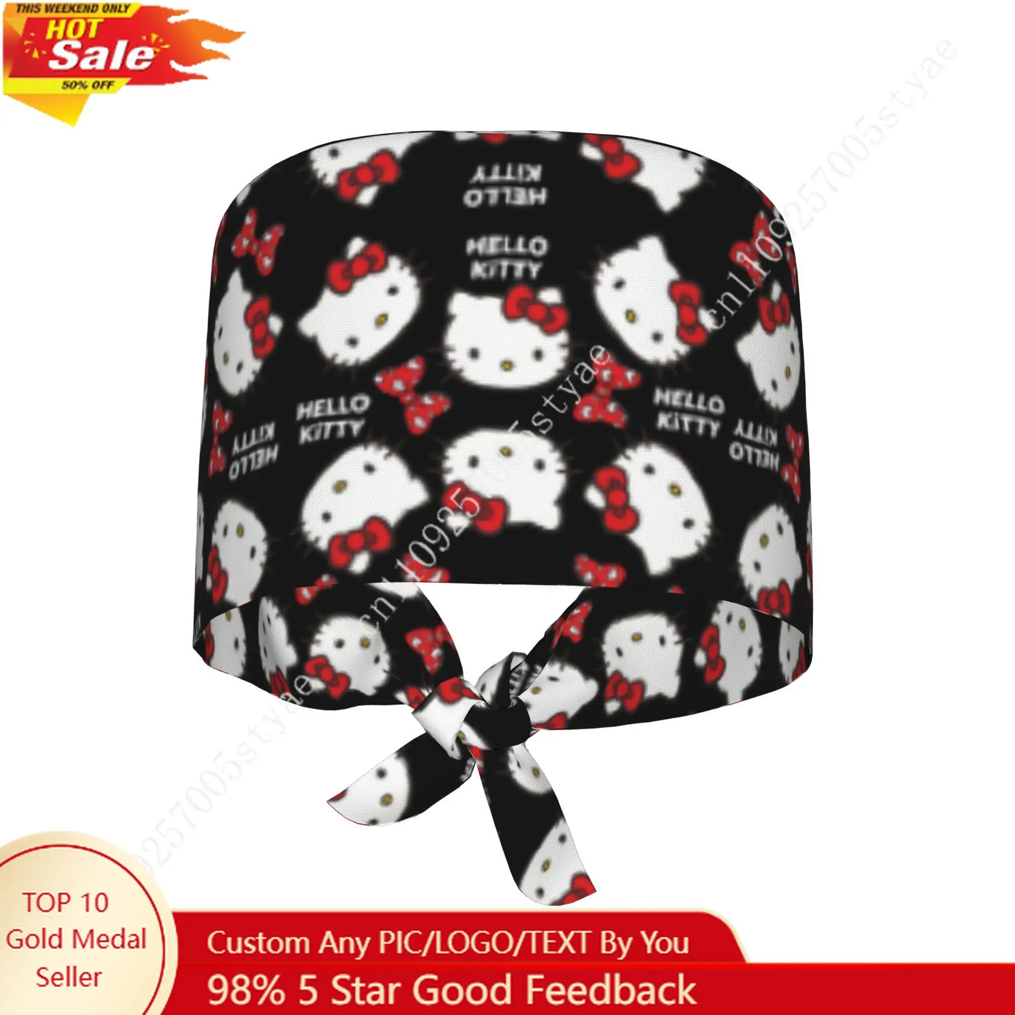 Sanrio Hello Kitty Unique Design Unisex Lightweight Work Hats with Adjustable Drawstring Closure Perfect for Chefs Nurse
Sanrio Hello Kitty Unique Design Unisex Lightweight Work Hats with Adjustable Drawstring Closure Perfect for Chefs Nurse