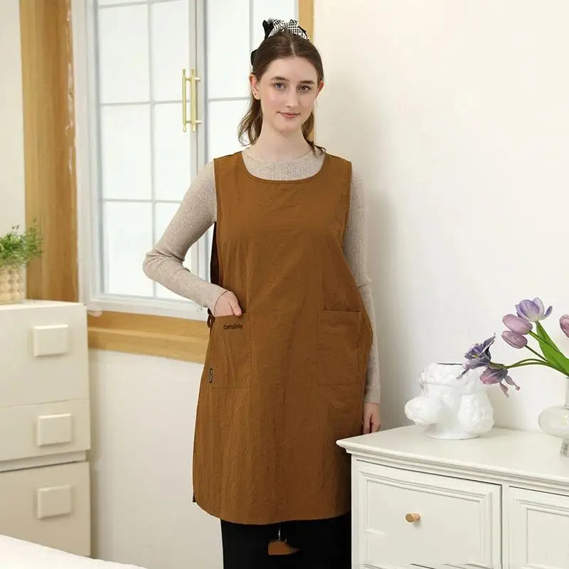 1 шт. Длинный водонепроницаемый фартук-накидка с защитой от загрязнений и карманами для женщин, для рисования, приготовления пищи, работы, для салона красоты
1 шт. Длинный водонепроницаемый фартук-накидка с защитой от загрязнений и карманами для женщин, для рисования, приготовления пищи, работы, для салона красоты