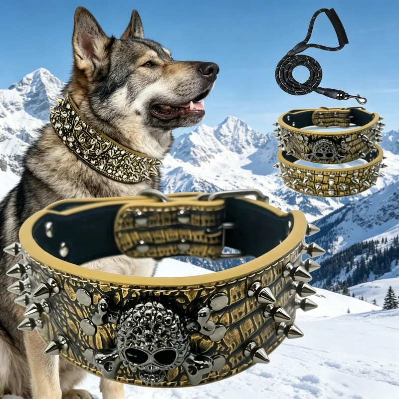 Special Collar For Fierce Dogs, Traction Rope Set, Anti-bite And Wear-resistant, Suitable For Medium And Large Dogs
Special Collar For Fierce Dogs, Traction Rope Set, Anti-bite And Wear-resistant, Suitable For Medium And Large Dogs