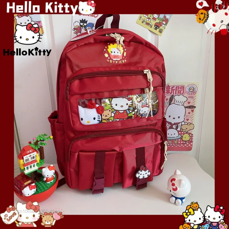 Sanrio, сумки с Hello Kitty Y2k, школьные сумки для студентов с мультипликационным рисунком, Японский Корейский тренд, сумка на плечо, женские роскошные Рюкзаки большой вместимости
Sanrio, сумки с Hello Kitty Y2k, школьные сумки для студентов с мультипликационным рисунком, Японский Корейский тренд, сумка на плечо, женские роскошные Рюкзаки большой вместимости