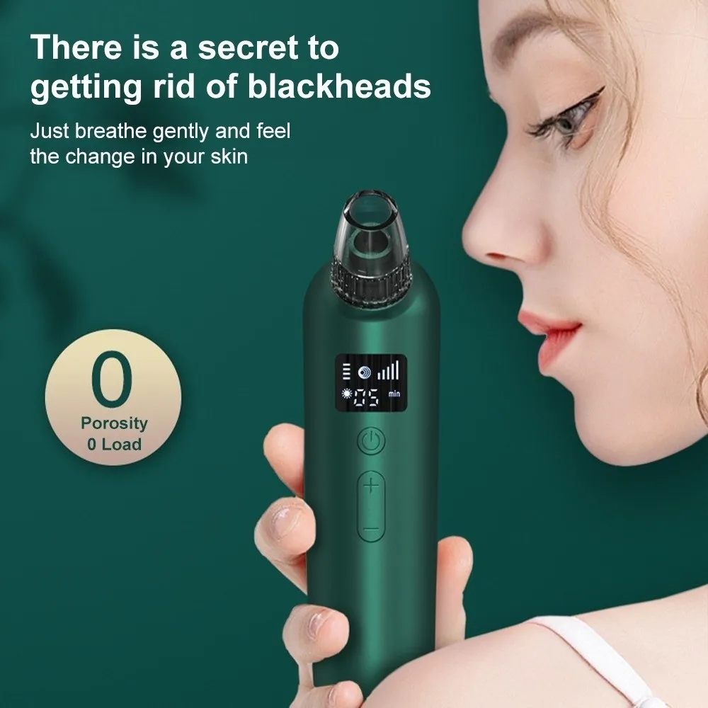 Electric Blackhead Remover USB Rechargeable Deep Cleaning Pore Vacuum Cleaner Small Bubble Hot Compress Function
Electric Blackhead Remover USB Rechargeable Deep Cleaning Pore Vacuum Cleaner Small Bubble Hot Compress Function