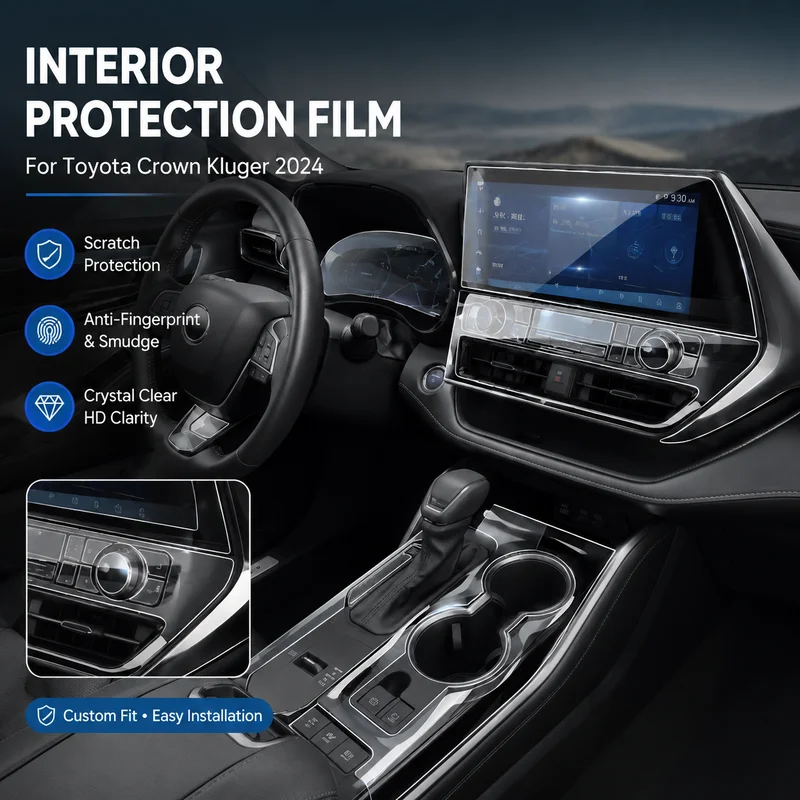 Interior Protection Screen For Toyota Crown Kluger 2024 TPU Transparent Film Car Accessories, Replacement Parts
Interior Protection Screen For Toyota Crown Kluger 2024 TPU Transparent Film Car Accessories, Replacement Parts