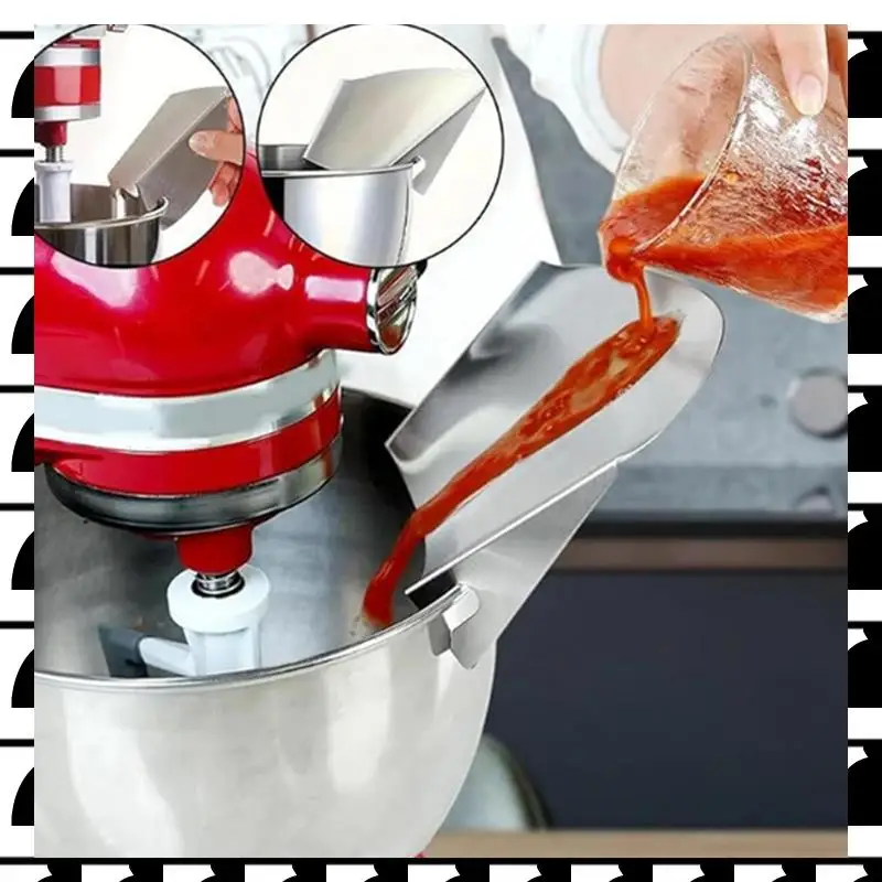A44U Stainless Steel Pouring Shield Pouring Shield For Kitchenaid Mixer Mixer Pour Shield
A44U Stainless Steel Pouring Shield Pouring Shield For Kitchenaid Mixer Mixer Pour Shield