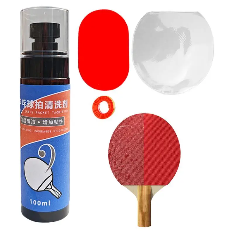 Table Tennis Racket Cleaner Spray Cleaner Solution For Racket Cleaning Supplies With Sponge & Protective Film Eliminate Dirt
Table Tennis Racket Cleaner Spray Cleaner Solution For Racket Cleaning Supplies With Sponge & Protective Film Eliminate Dirt