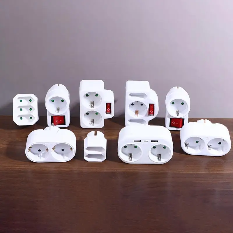 Адаптер-переходник для розеток ЕС (1 на 3) с выключателем, 16А, для путешествий, зарядки, немецкий стандарт, преобразователь питания для Португалии, Турции
Адаптер-переходник для розеток ЕС (1 на 3) с выключателем, 16А, для путешествий, зарядки, немецкий стандарт, преобразователь питания для Португалии, Турции