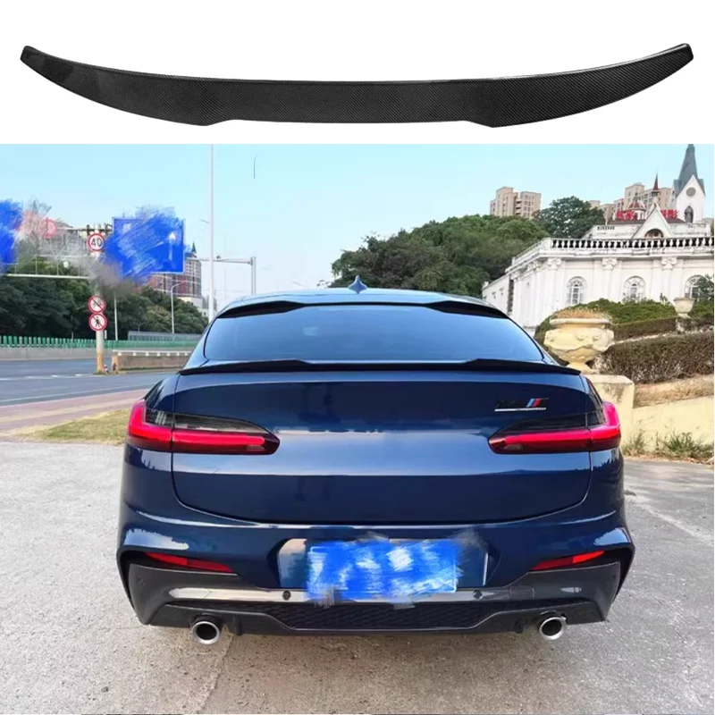 Car Rear Trunk Lid Tail Wing Spoiler Lip Extension Exterior Trim Modification Gloss Black ABS For BMW X4 G02 2018-2024+
Car Rear Trunk Lid Tail Wing Spoiler Lip Extension Exterior Trim Modification Gloss Black ABS For BMW X4 G02 2018-2024+