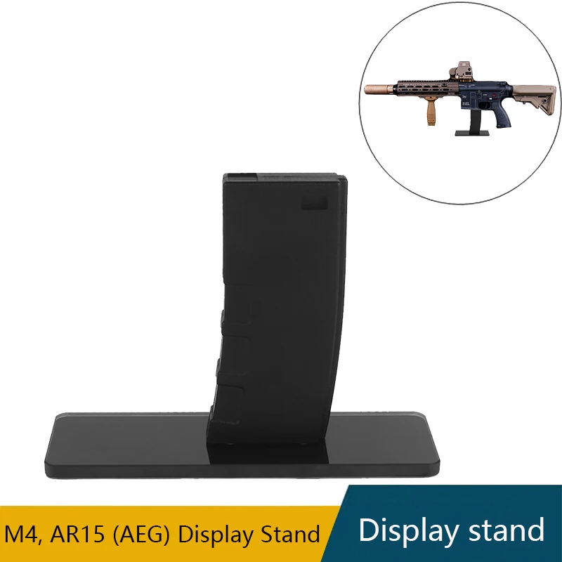 M4 and AR15 (AEG) Display Stand, AEG Decorative Magazine Base, Rifle Mount, Suitable for Airsoft Accessorie
M4 and AR15 (AEG) Display Stand, AEG Decorative Magazine Base, Rifle Mount, Suitable for Airsoft Accessorie
